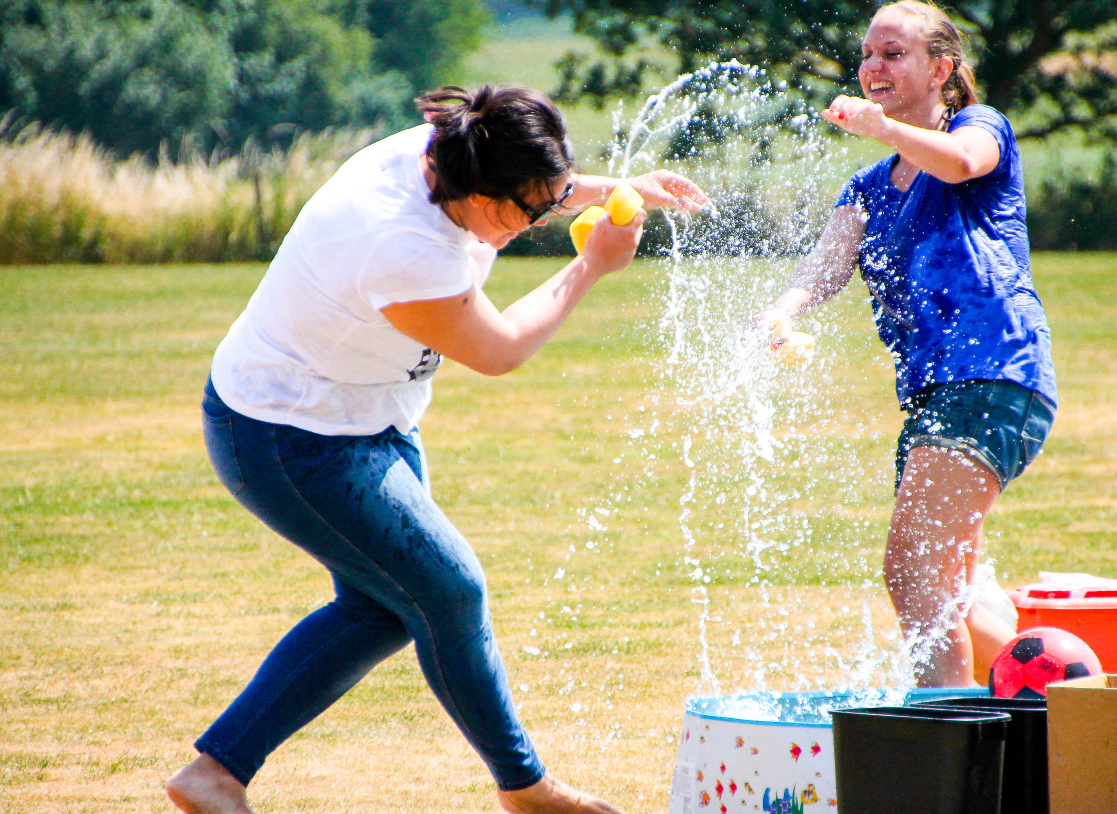 water fight girls (1 of 1) - Etherton Education