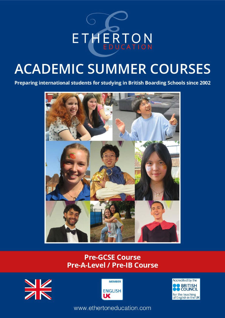 Etherton Education's latest brochure